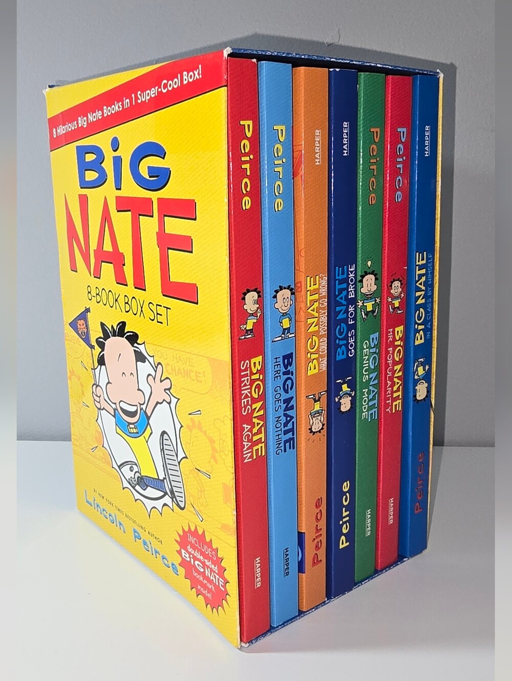 Big Nate 8-Book Box Set by - Paperback, by Lincoln Peirce